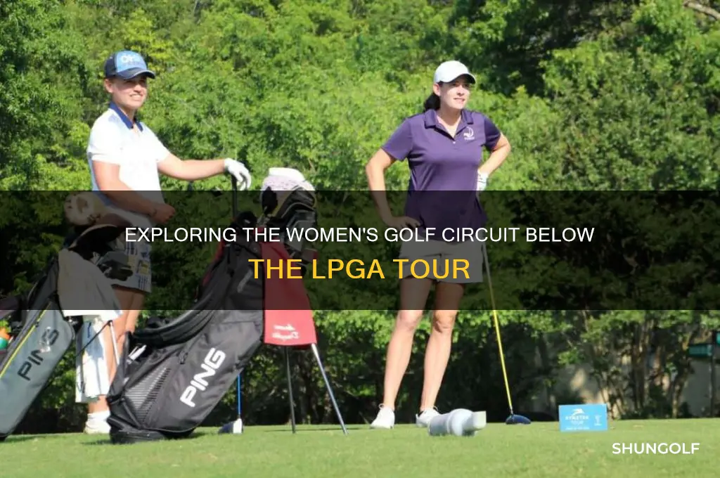 what is the ladies golf tour below the lpga