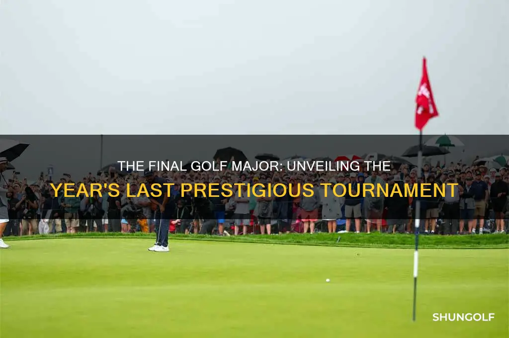what is the last golf major of the year