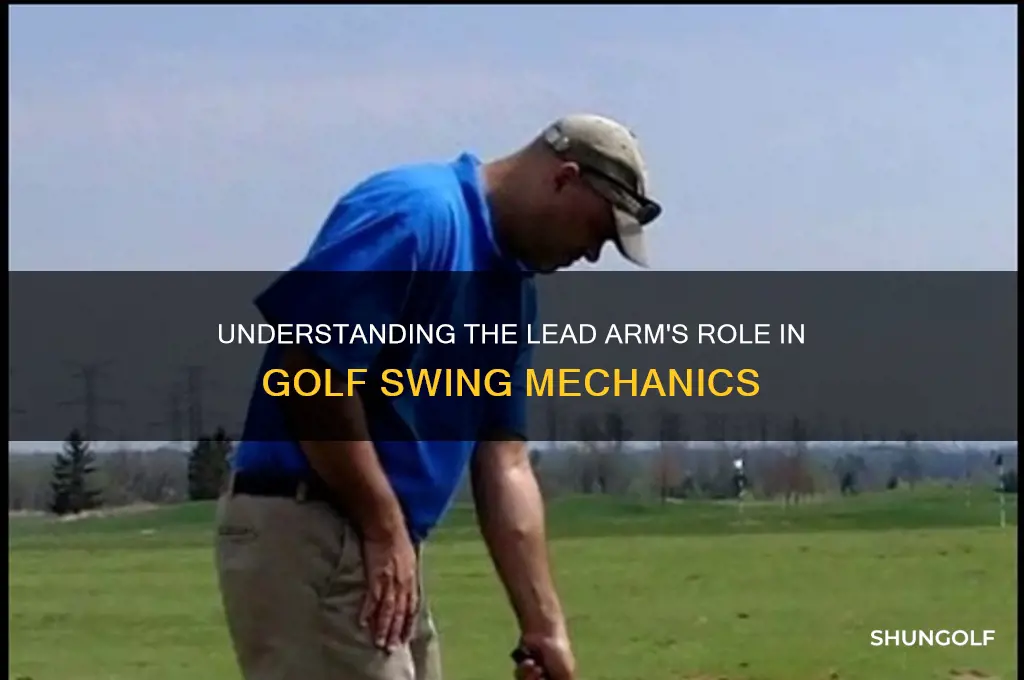 what is the lead arm in golf