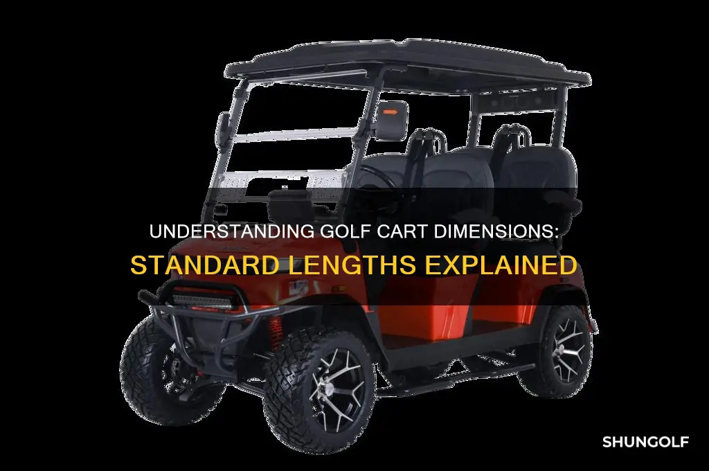 what is the length of a golf cart