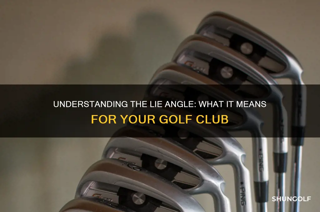 what is the lie of a golf club