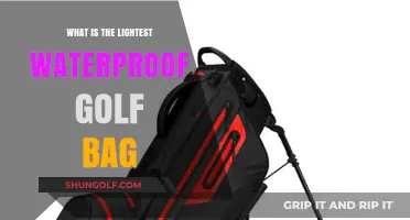 Stay Dry and Light: The Ultimate Guide to Waterproof Golf Bags