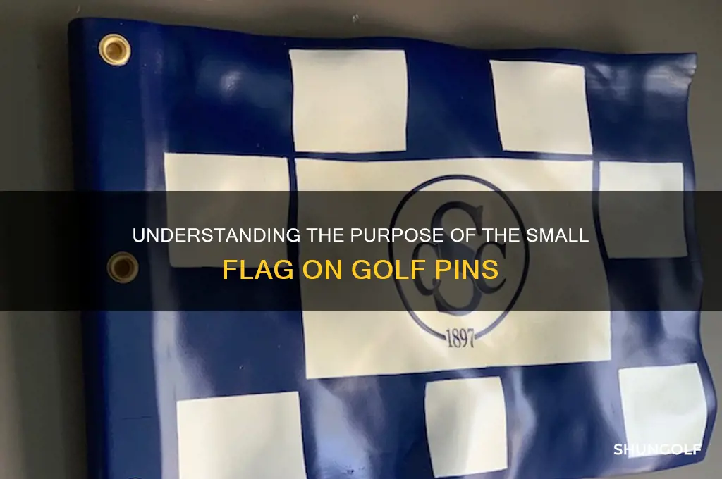 what is the little flag on the golf flag do