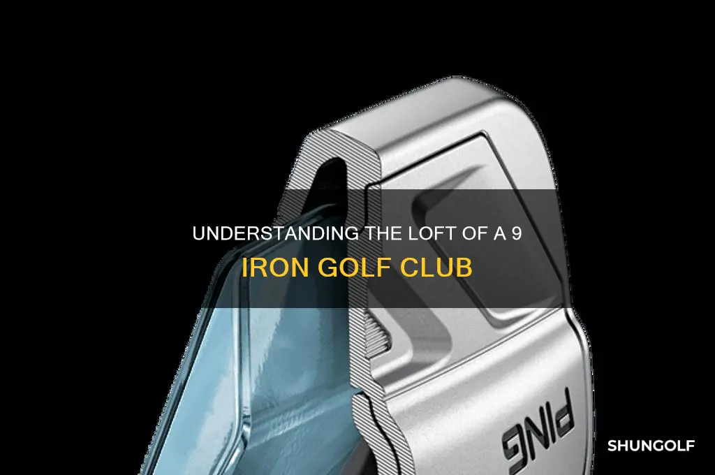 what is the loft of 9 iron golf club