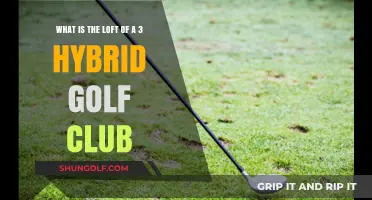 Understanding the Loft of a 3 Hybrid Golf Club