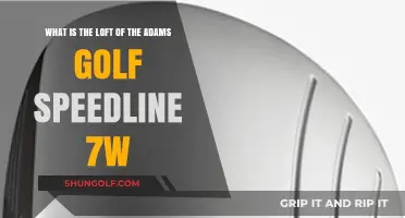 Adams Golf Speedline 7W Loft Explained: A Comprehensive Guide