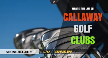 Understanding Callaway Golf Clubs' Loft: A Comprehensive Guide for Golfers