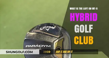 Understanding the Loft on Your IRT-5 Hybrid Golf Club