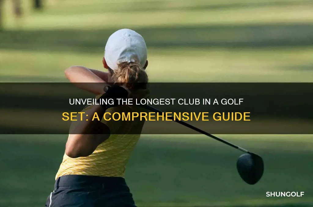 what is the longest club in a golf set