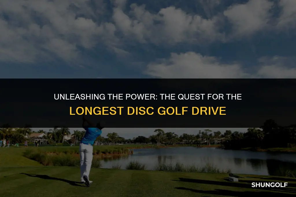 what is the longest disc golf drive