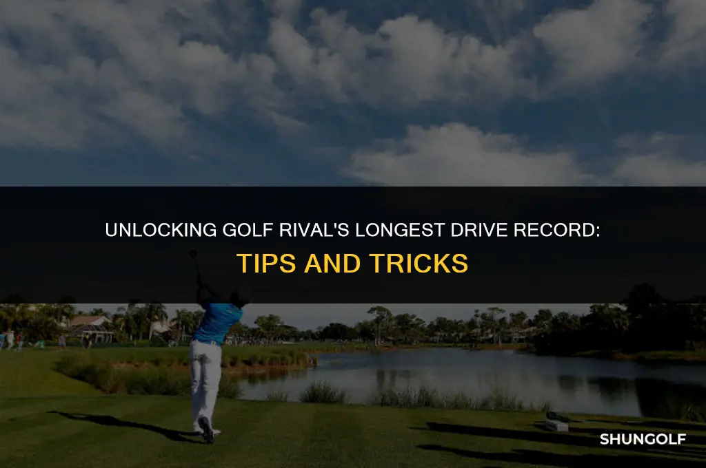 what is the longest drive record in golf rival