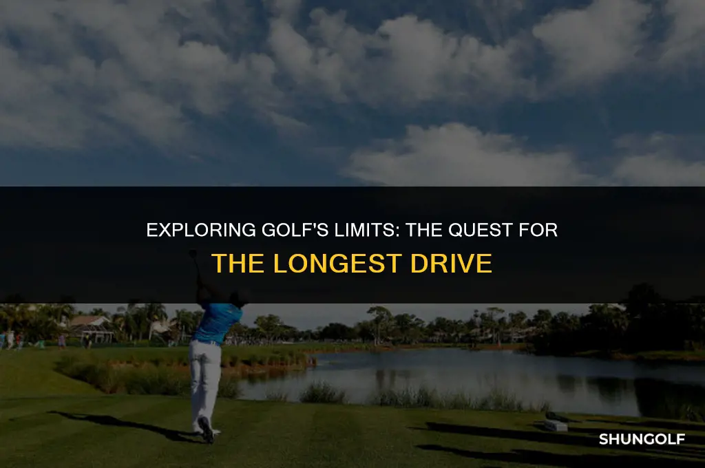 what is the longest driver shot in golf