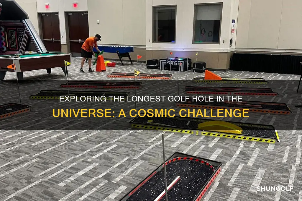 what is the longest golf hole in the universe