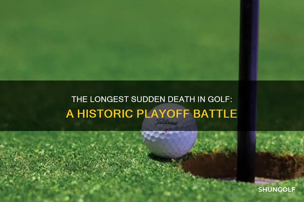 what is the longest sudden death in golf