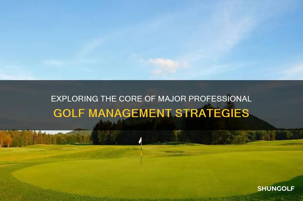 what is the major professional golf management