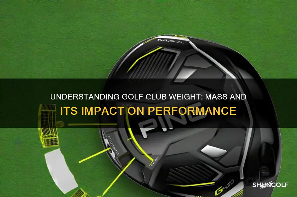 what is the mass of a golf club