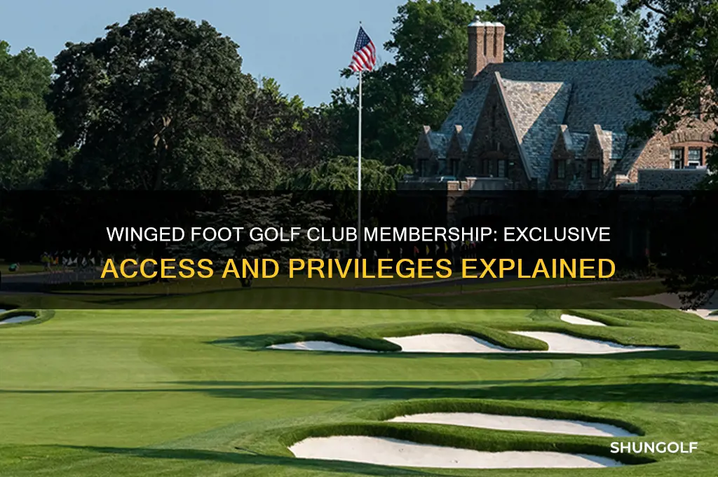 what is the membership at winged foot golf club