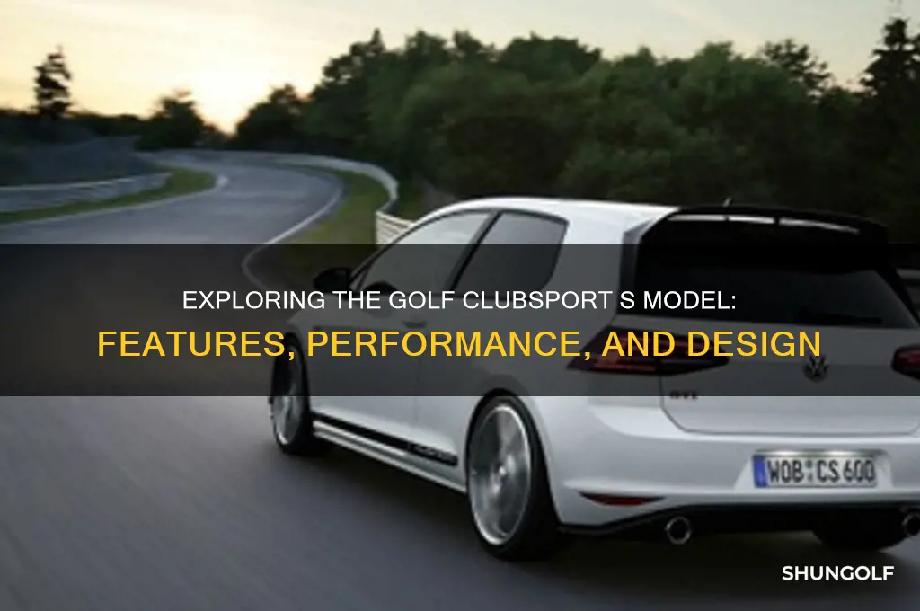 what is the model of golf clubsport s