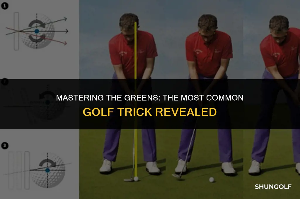 what is the most commom golf trick to use