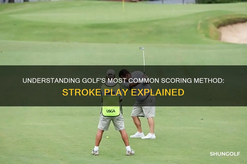 what is the most common scoring method in golf