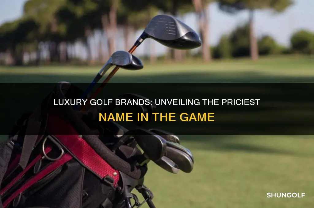 what is the most expensive golf brand