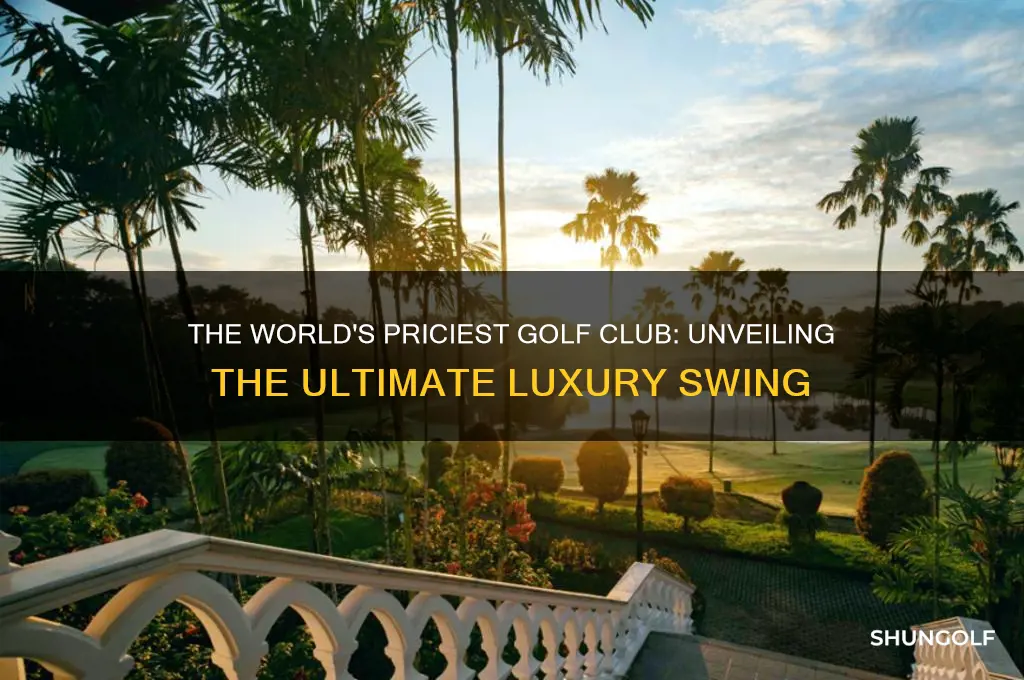 what is the most expensive golf club in the world
