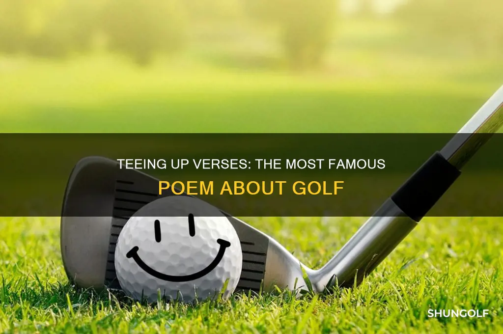 what is the most famous poem about golf