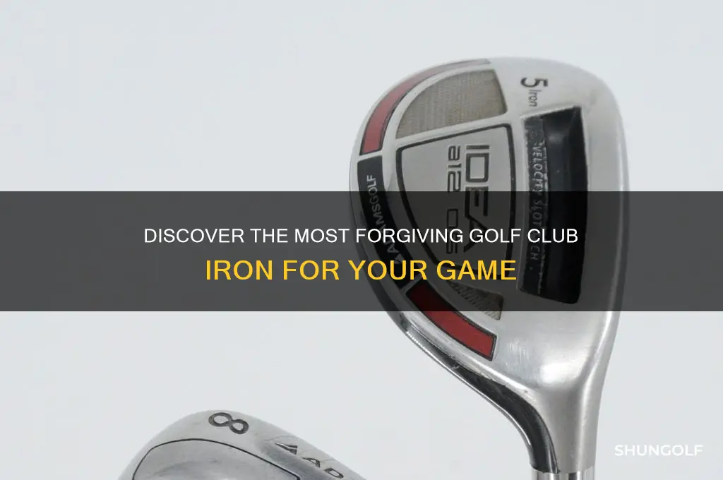 what is the most forgiving golf club iron