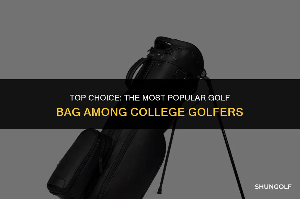 what is the most popular golf bag in college golf
