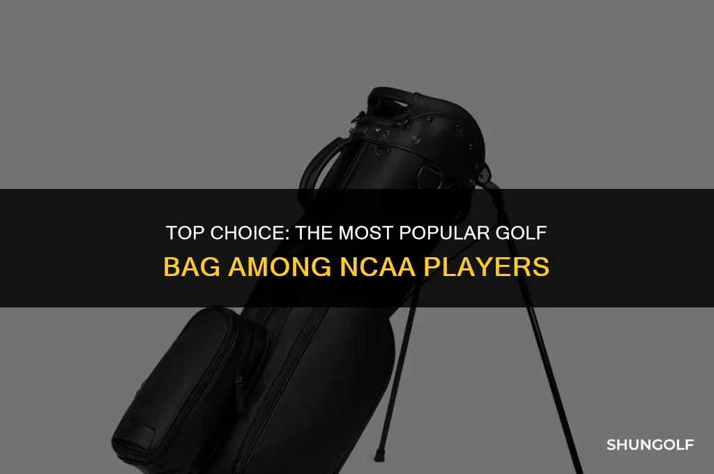what is the most used golf bag in the ncaa