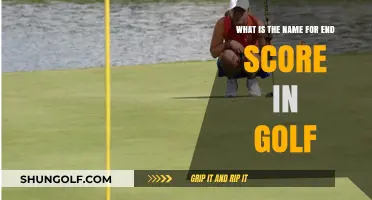 Understanding Golf's Final Tally: The Term for End Score Explained