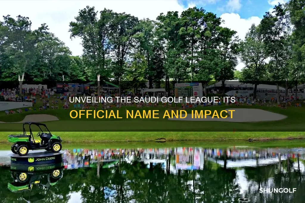 what is the name of the saudi golf league