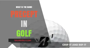 Understanding the Name Precept Rule in Golf: A Comprehensive Guide
