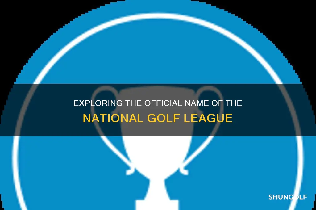 what is the national golf league called