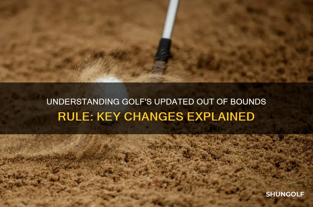 what is the new golf out of bounds rule