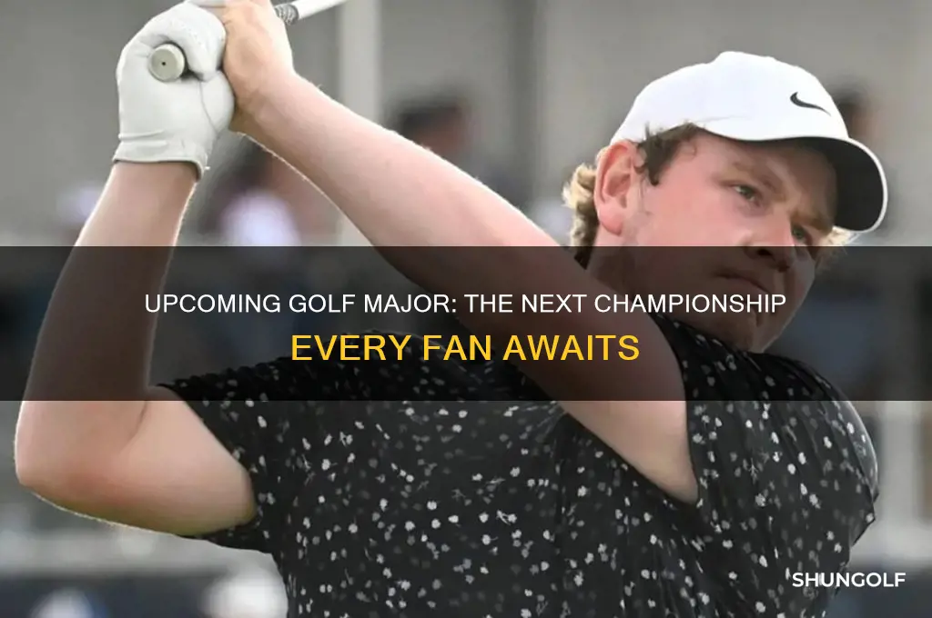what is the next major championship in golf