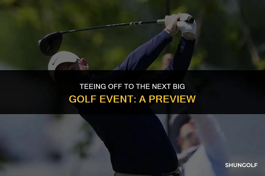 what is the next major golf tournament