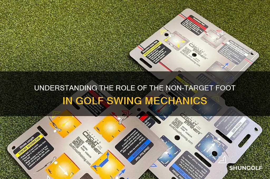what is the non target foot in golf