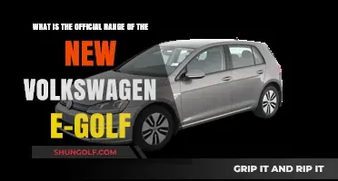 Discover the Official Range of Volkswagen's New E-Golf
