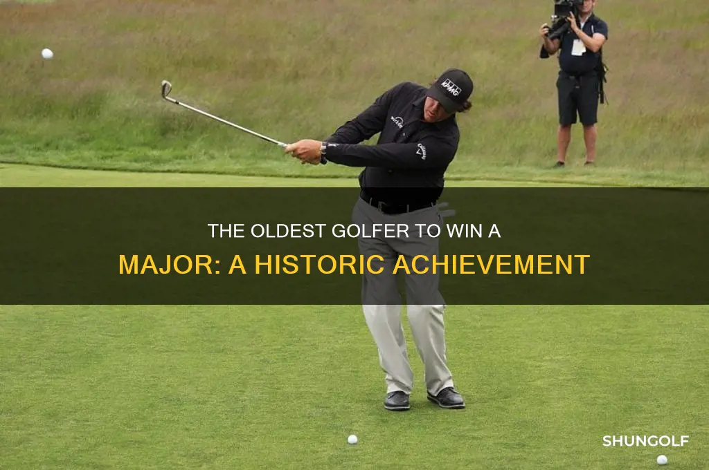 what is the oldest golfer to win a major