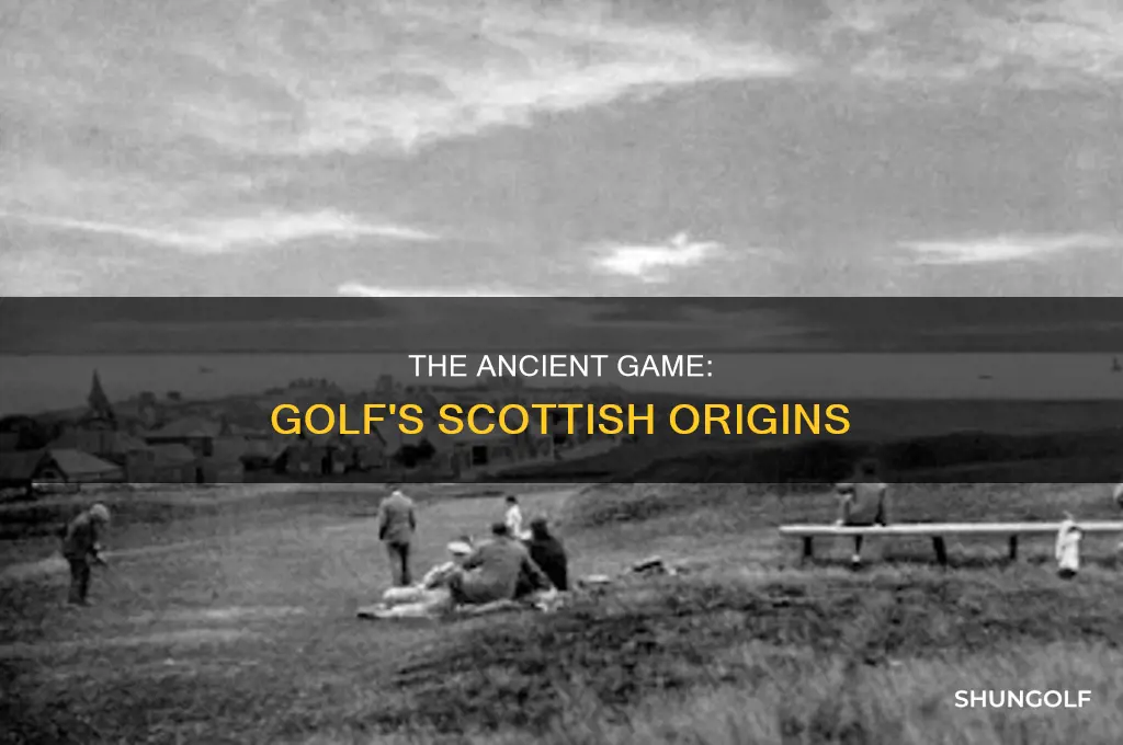 what is the origin of golf
