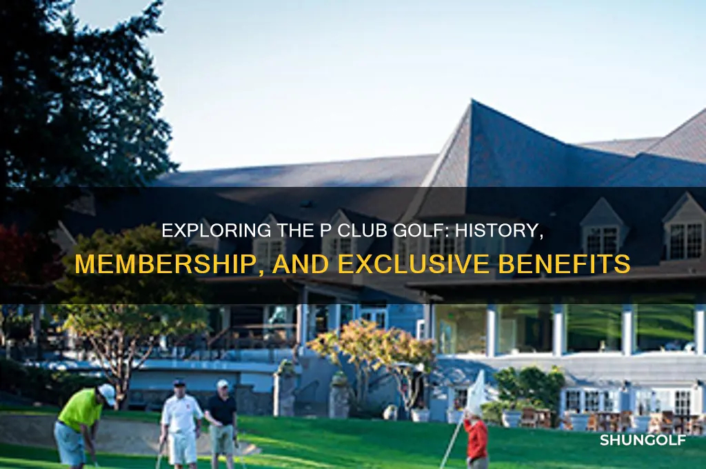 what is the p club golf