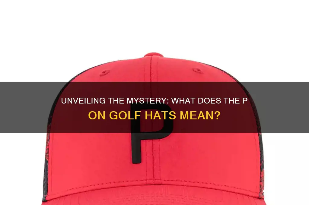 what is the p on golf hats