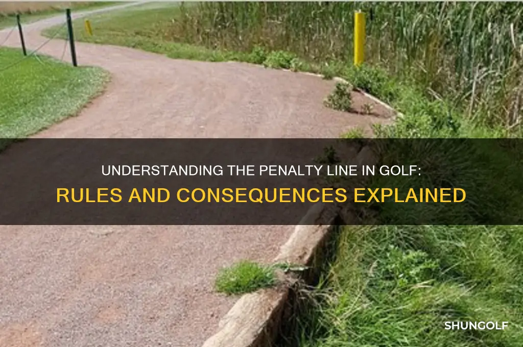 what is the penalty line in golf