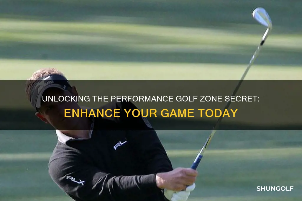 what is the performance golf zone secret