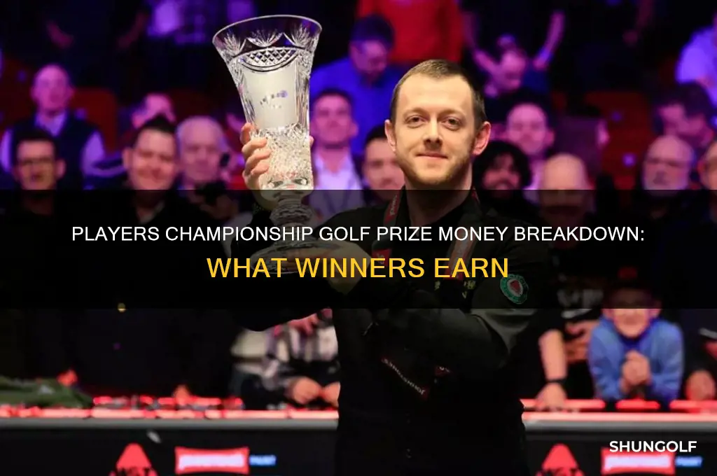 what is the prize money for the players championship golf