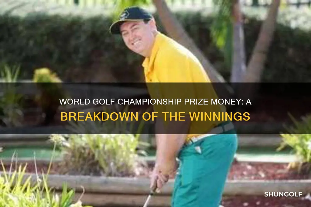 what is the prize money for the world golf championship