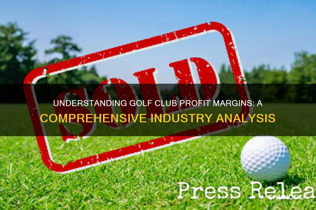 what is the profit margin on golf clubs