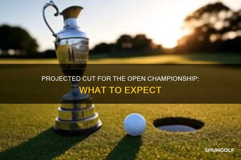 what is the projected cut for thew open