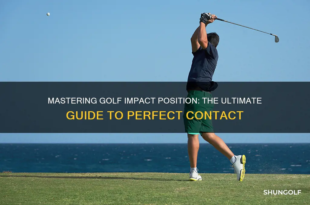 what is the proper impact position in golf
